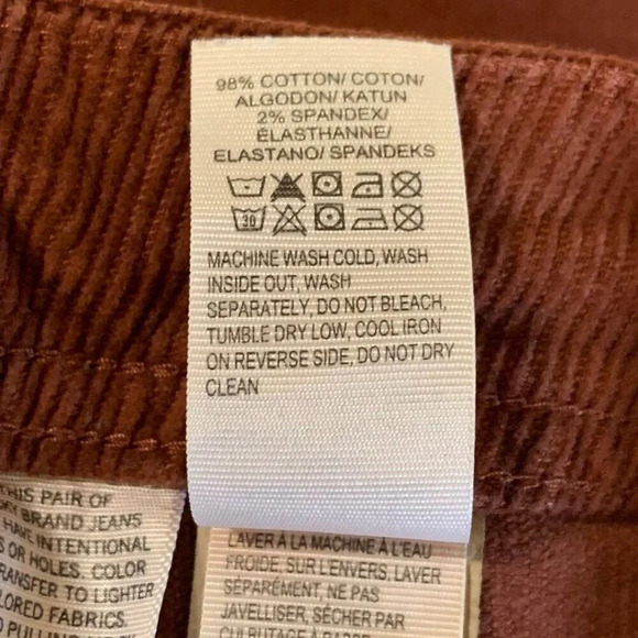 Lucky Brand Women's A Line Cotton Corduroy Button Front Mini Skirt Size 0 - Picture 10 of 14